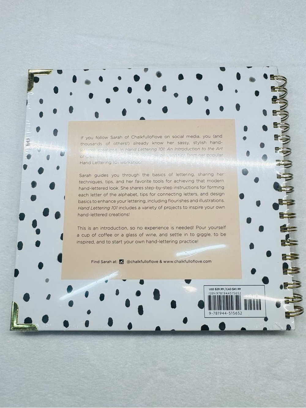 Hand Lettering 101 Spiral Notebook - Picture 6 of 10